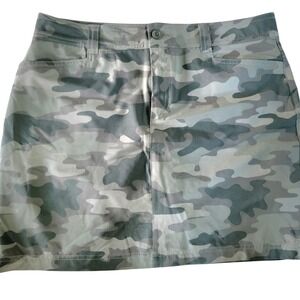 Eddie Bauer Women's Camo‎ Skort Size 10 Athletic Golf Medium Outdoor Skirt NEW